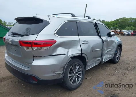 2018 Toyota Highlander Xle z USA, uszkodzony, nr VIN 5TDJZRFH9JS554891